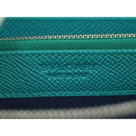 Bulgari Bvlgari Bvlgari Navy Leather Wallet  (Pre-Owned) - Picture 6 of 15